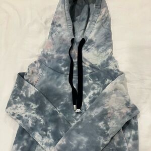 NSF tie dyed (grey, pink, white)hoodie, size small
